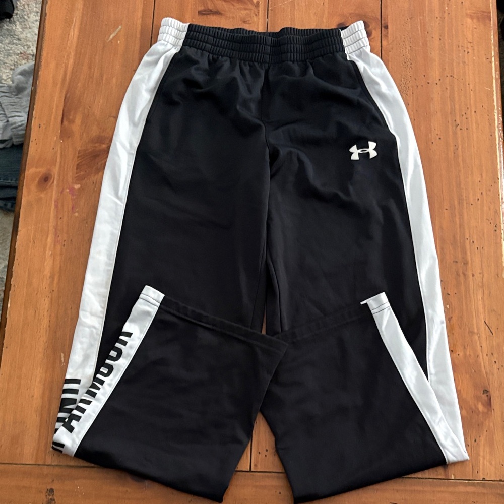 Under Armour Kids Black and White Joggers
